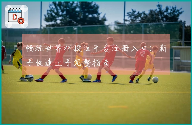 畅玩世界杯投注平台注册入口：新手快速上手完整指南
